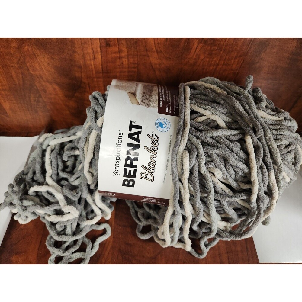 Bernat Blanket Silver Steel 1 Skein